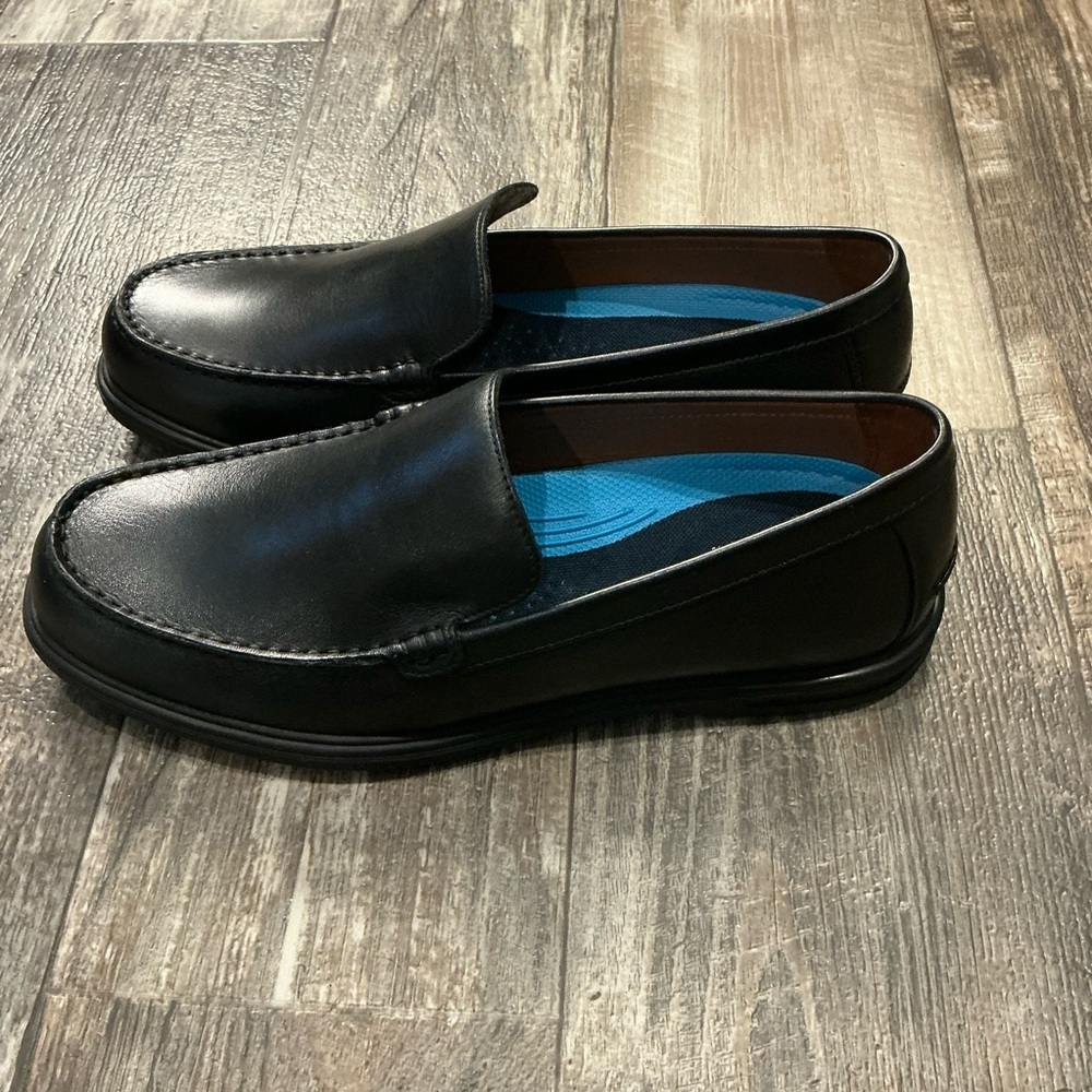 Dockers Men's Black Leather Loafer Size 10.5 - Picture 15 of 16